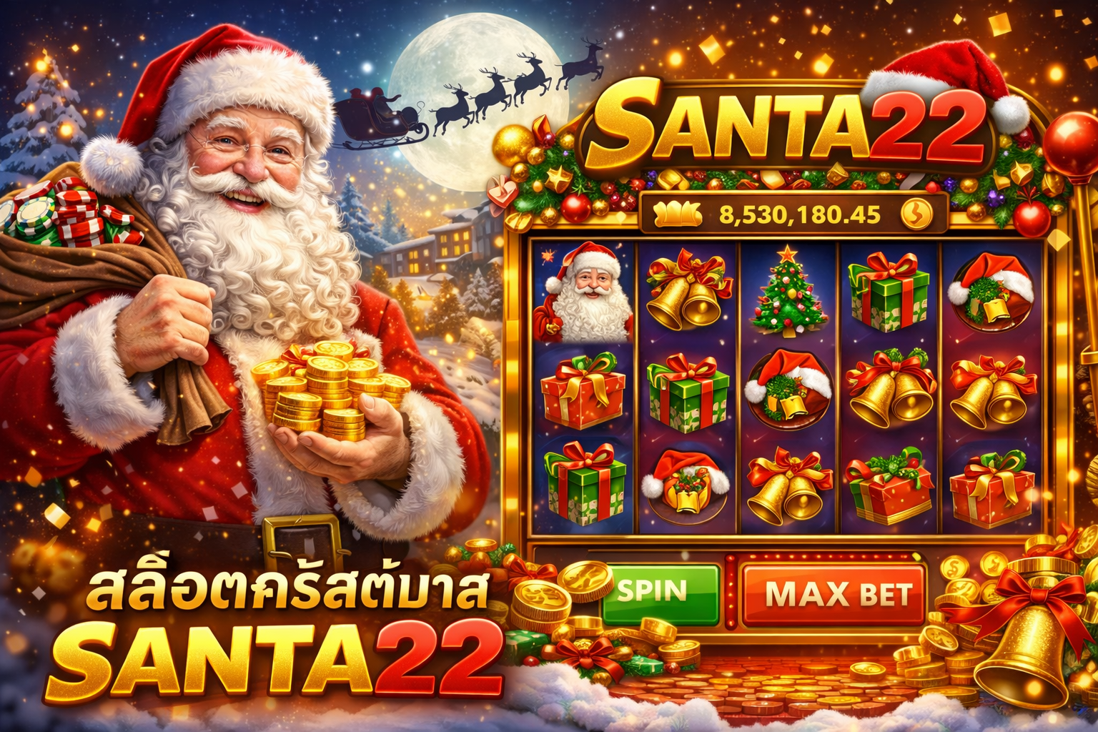 Santa22 สล็อตเว็บตรง API แท้ ฝากถอนไม่มีขั้นต่ำ